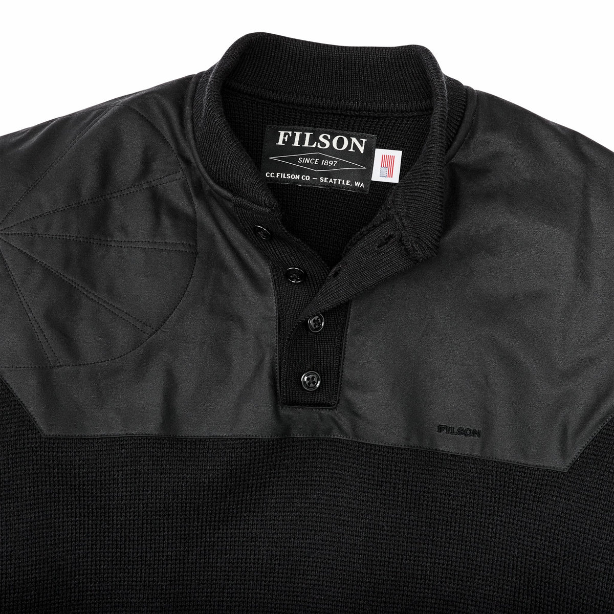 Men Filson Henley Guide Sweater