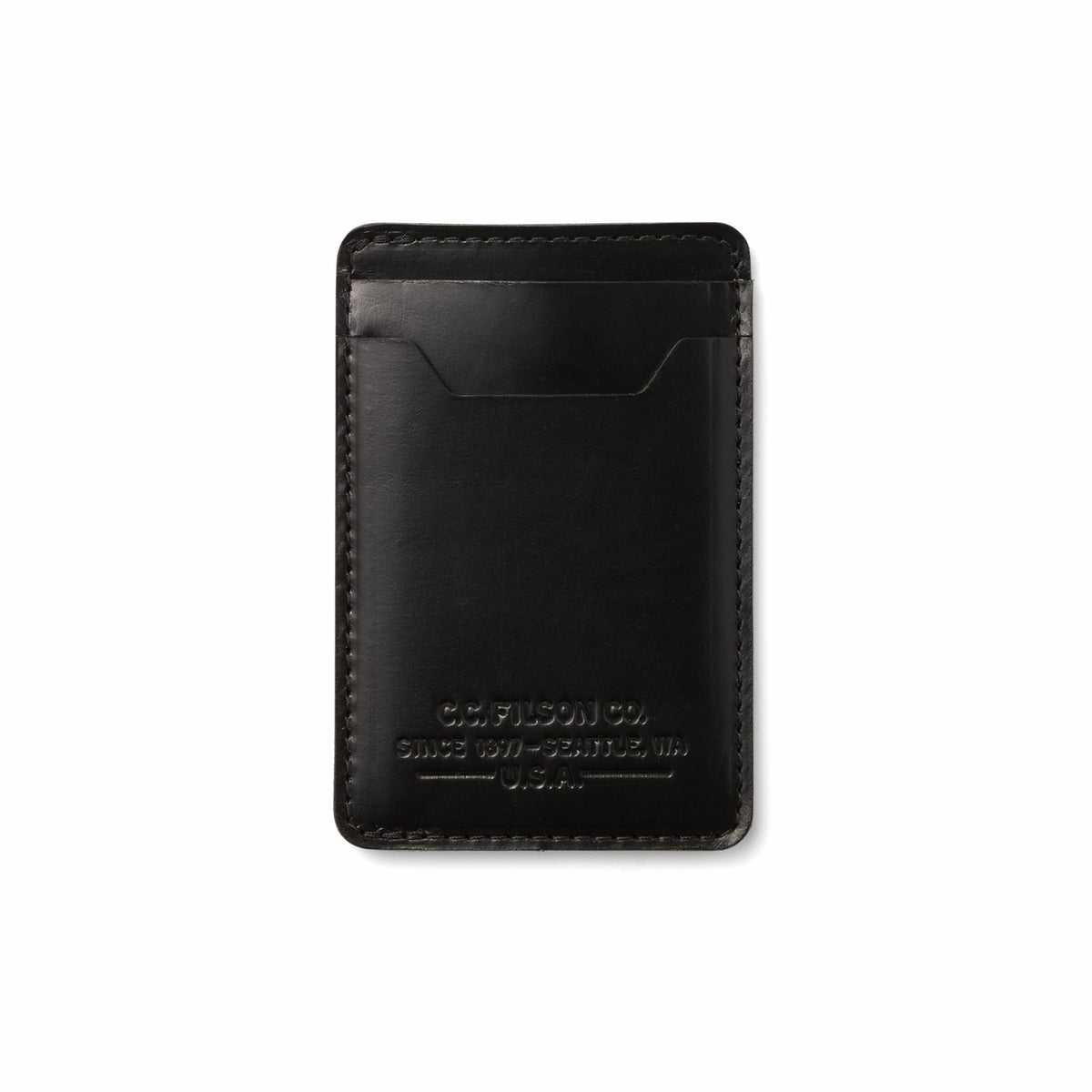 Gear Filson Filson Leather Card Case - Black