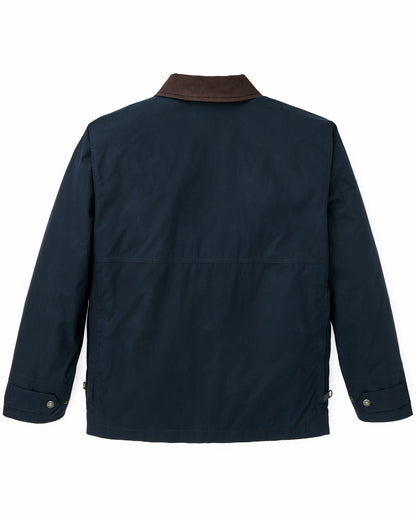 Men Filson Dry Wax Short Field Jacket - Navy