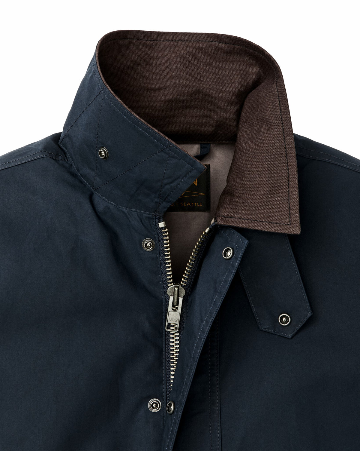 Men Filson Dry Wax Short Field Jacket - Navy