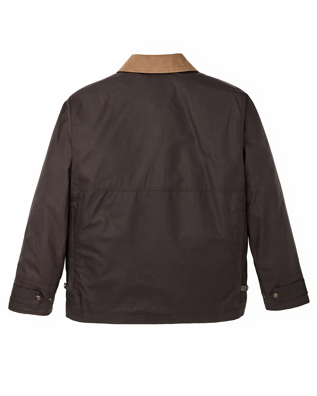 Men Filson Dry Wax Short Field Jacket - Dark Brown