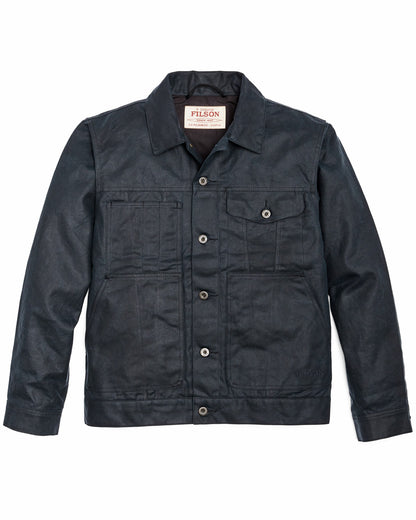 Men Filson Tin Cloth Short Lined Cruiser Jacket