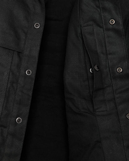 Men Filson Lined Tin Cloth Cruiser Jacket - Black