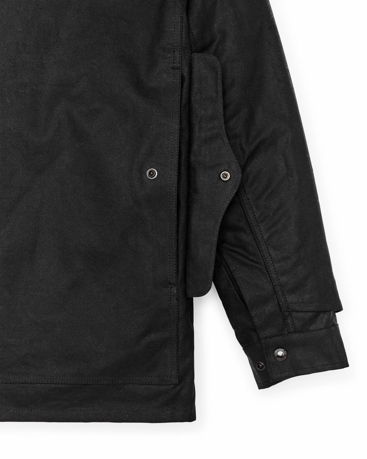 Men Filson Lined Tin Cloth Cruiser Jacket - Black