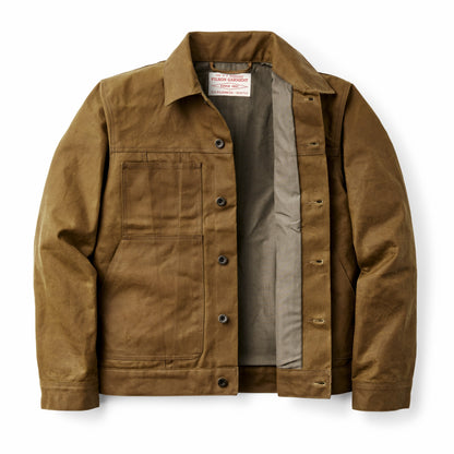 Men Filson Tin Cloth Short Lined Cruiser Jacket