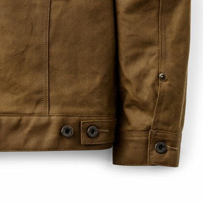 Men Filson Tin Cloth Short Lined Cruiser Jacket