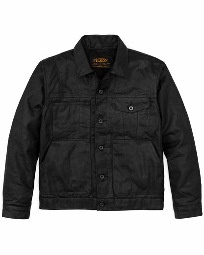 Men Filson Tin Cloth Short Lined Cruiser Jacket