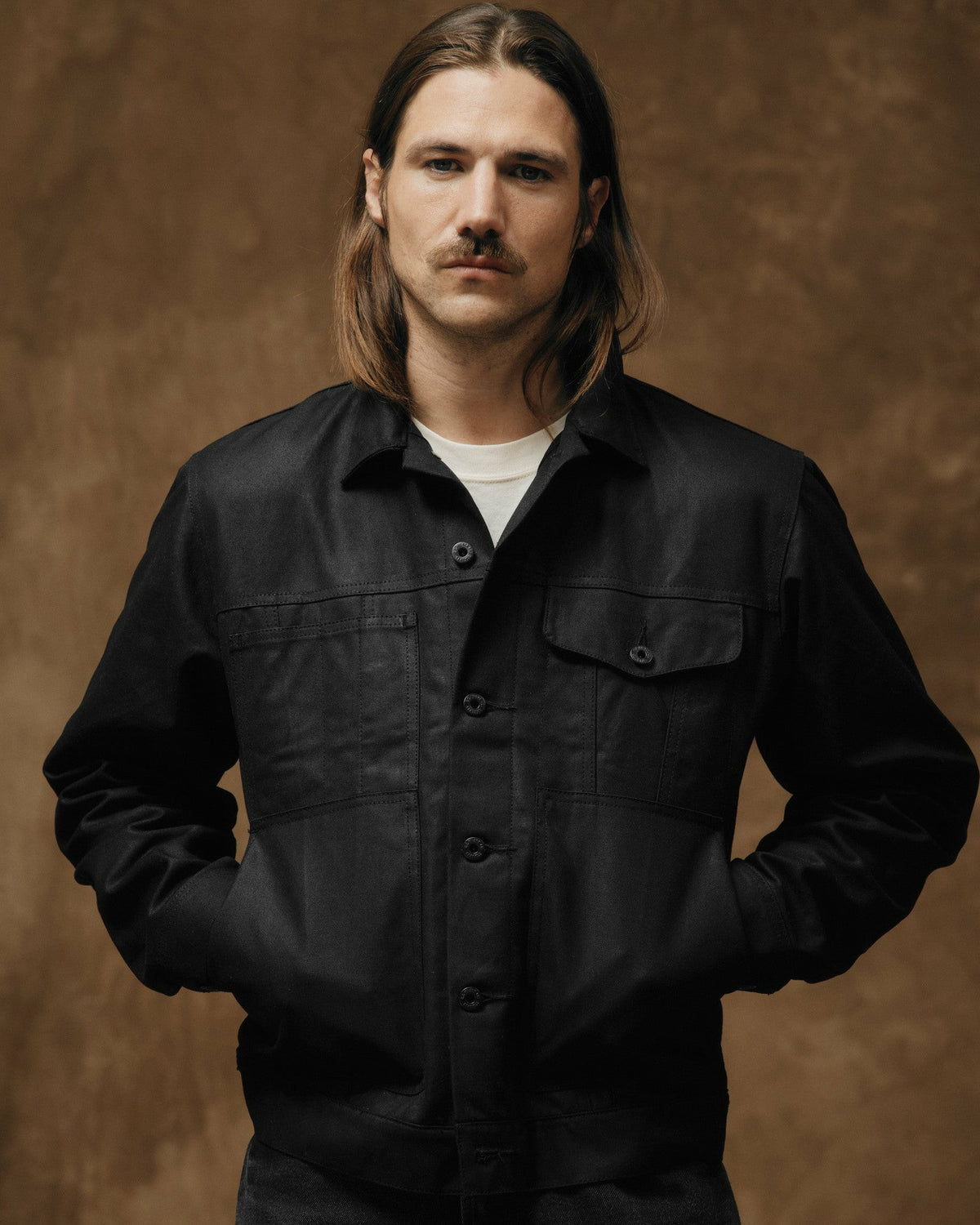 Men Filson Tin Cloth Short Lined Cruiser Jacket