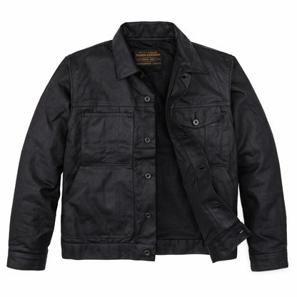 Men Filson Tin Cloth Short Lined Cruiser Jacket
