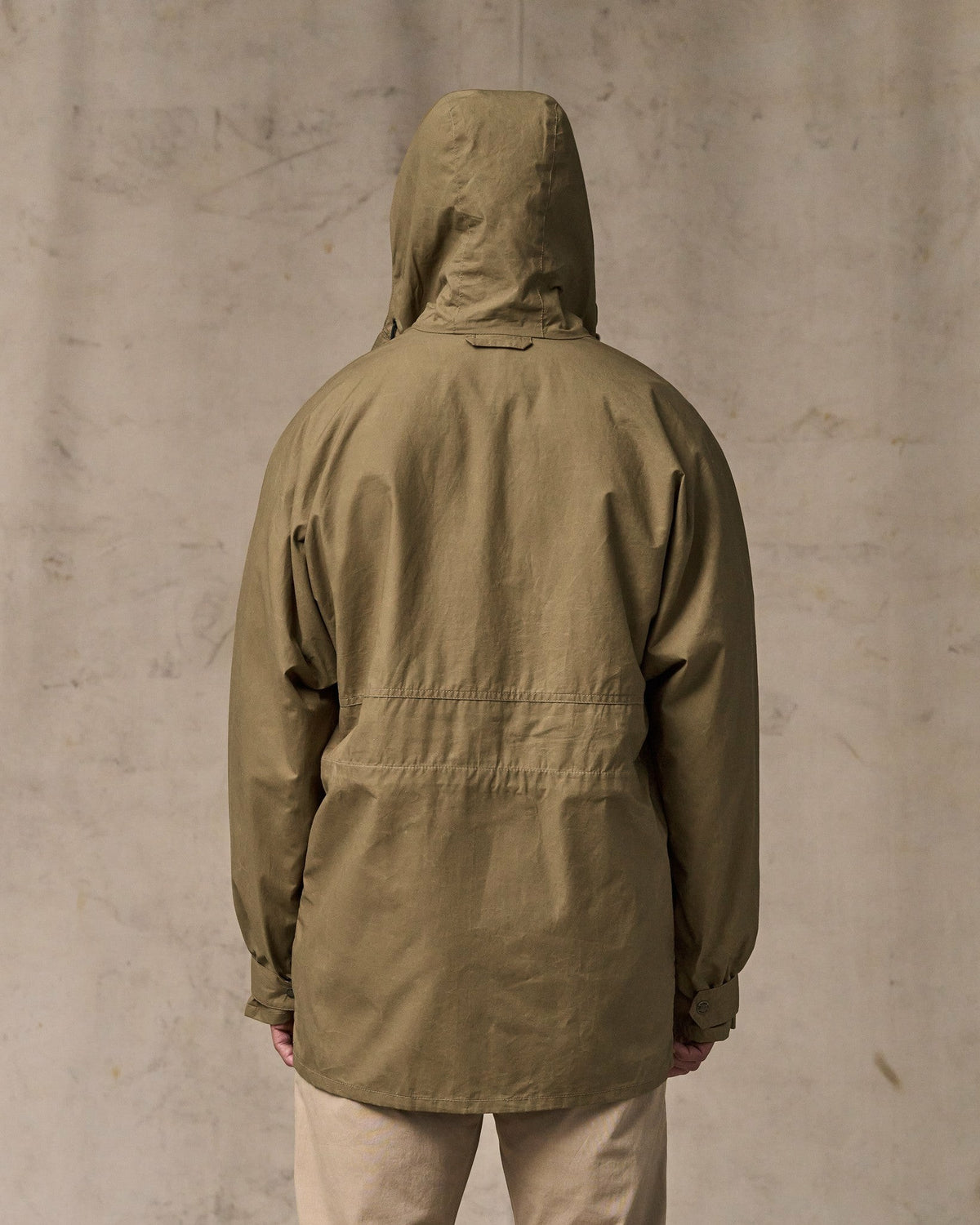 Men Filson Dry Wax Omak Coat - Dark Beige