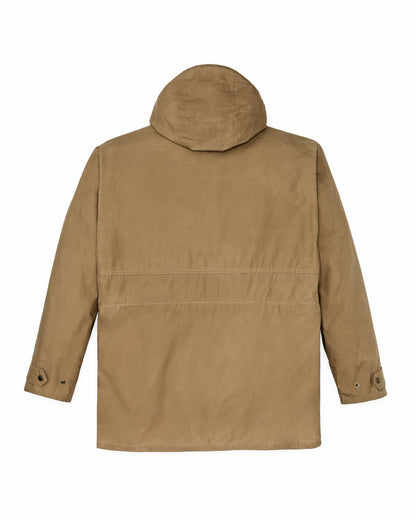 Men Filson Dry Wax Omak Coat - Dark Beige