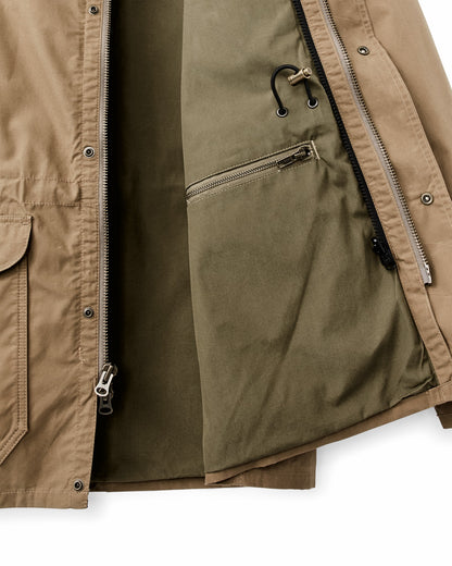 Men Filson Dry Wax Mile Marker Coat - Dark Beige