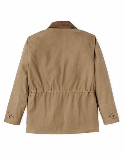 Men Filson Dry Wax Mile Marker Coat - Dark Beige