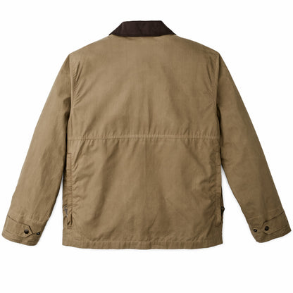 Men Filson Dry Wax Short Field Jacket - Dark Beige