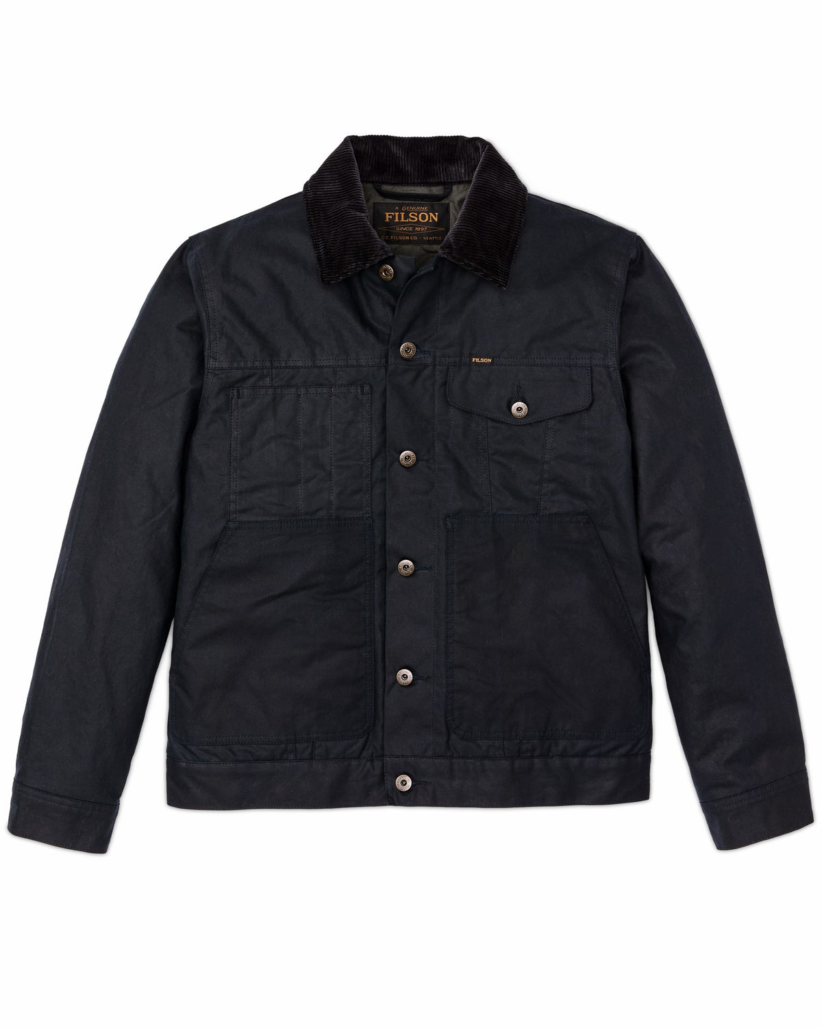 Men Filson Insulated Short Cruiser Jacket - Harbor Blue