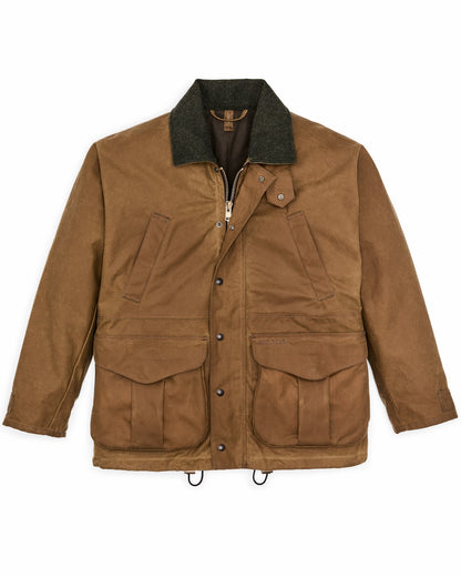 Men Filson Lined Tin Cloth Field Jacket - Dark Tan