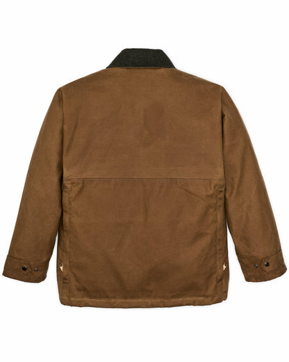Men Filson Lined Tin Cloth Field Jacket - Dark Tan