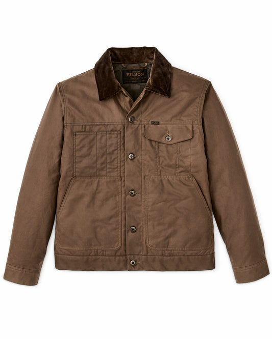 Men Filson Insulated Short Cruiser Jacket - Dark Brown