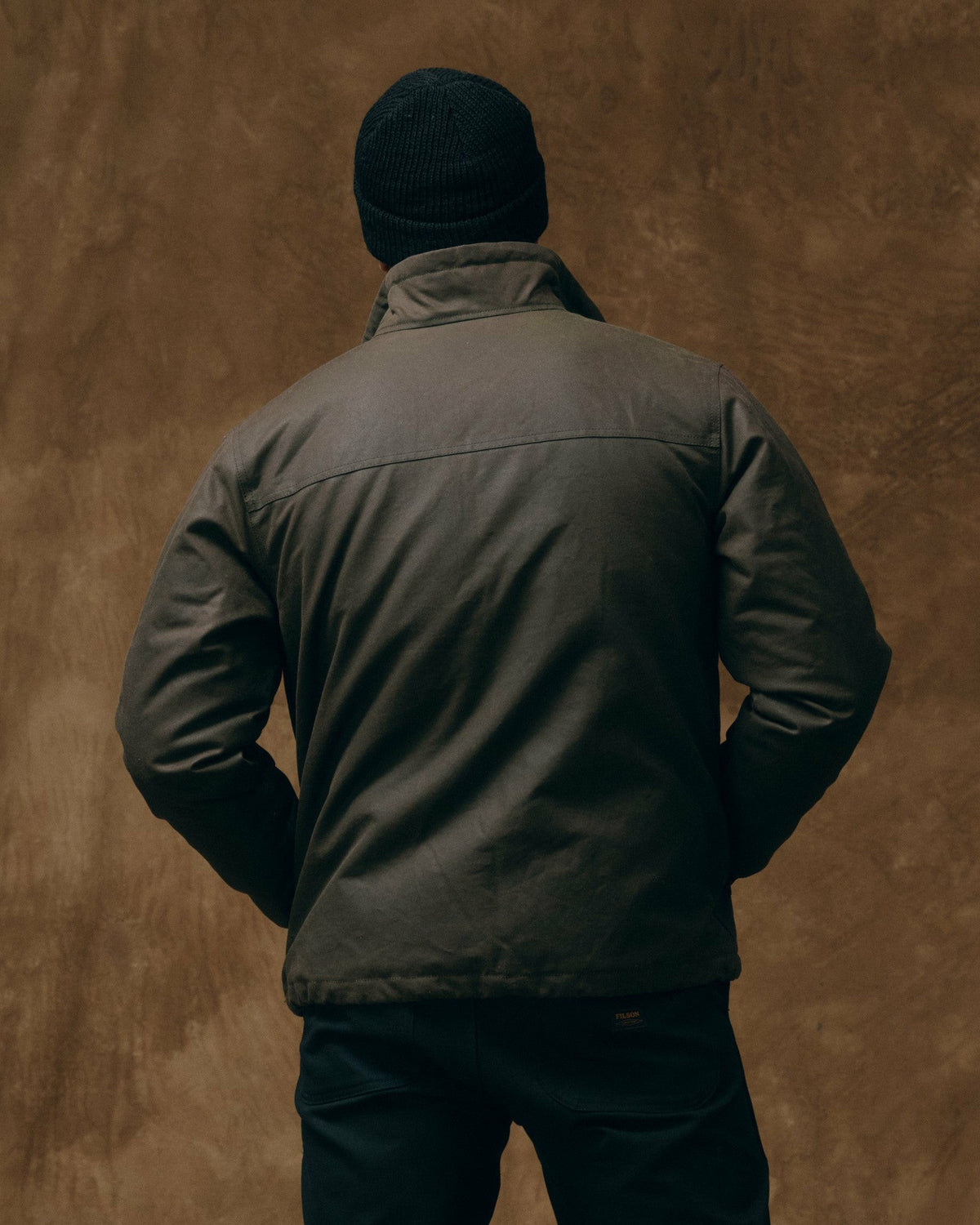 Men Filson Tin Cloth Primaloft Jacket - Otter Green