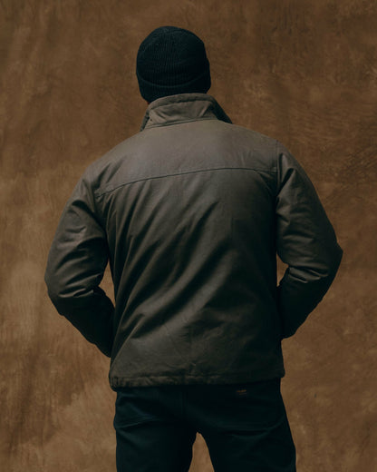 Men Filson Tin Cloth Primaloft Jacket - Otter Green