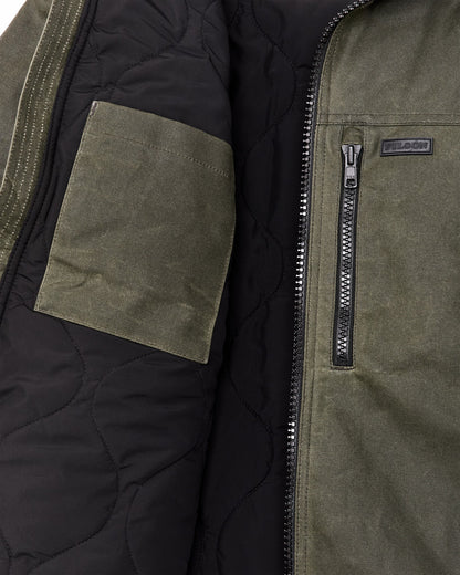 Men Filson Tin Cloth Primaloft Jacket - Otter Green