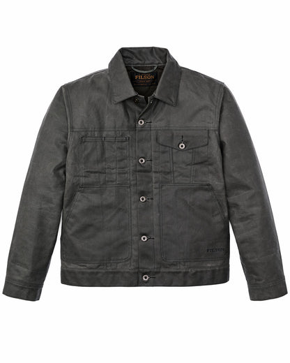 Men Filson Tin Cloth Short Lined Cruiser Jacket