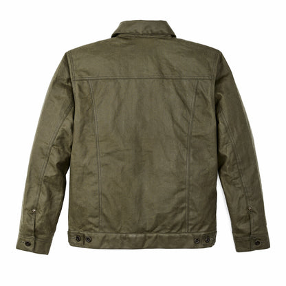 Men Filson Tin Cloth Short Lined Cruiser Jacket