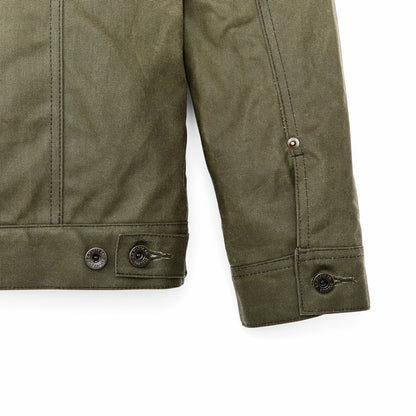 Men Filson Tin Cloth Short Lined Cruiser Jacket