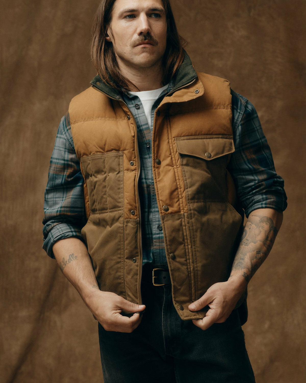 Men Filson Men's Goose Down Cruiser Vest