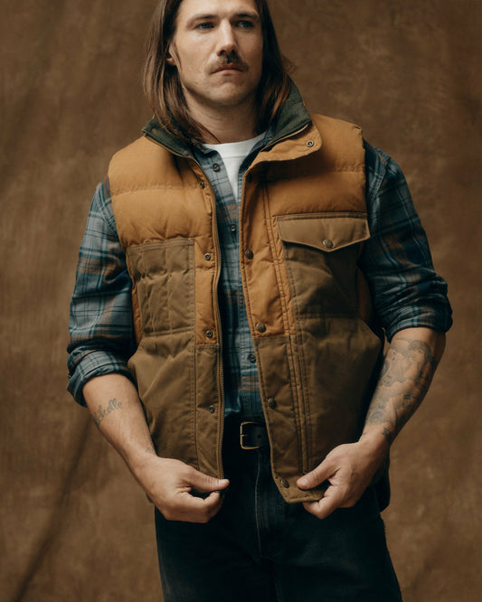 Men Filson Men's Goose Down Cruiser Vest