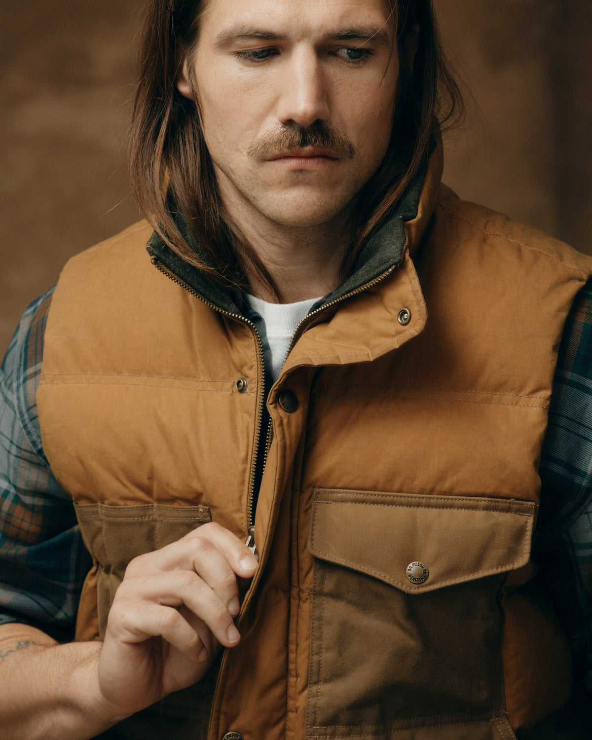 Men Filson Men's Goose Down Cruiser Vest