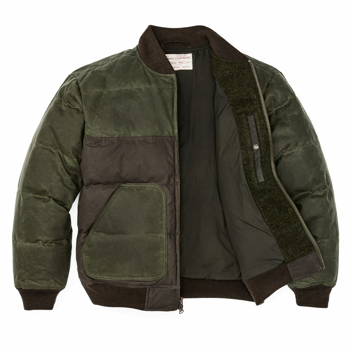 Men Filson Down Bomber Jacket