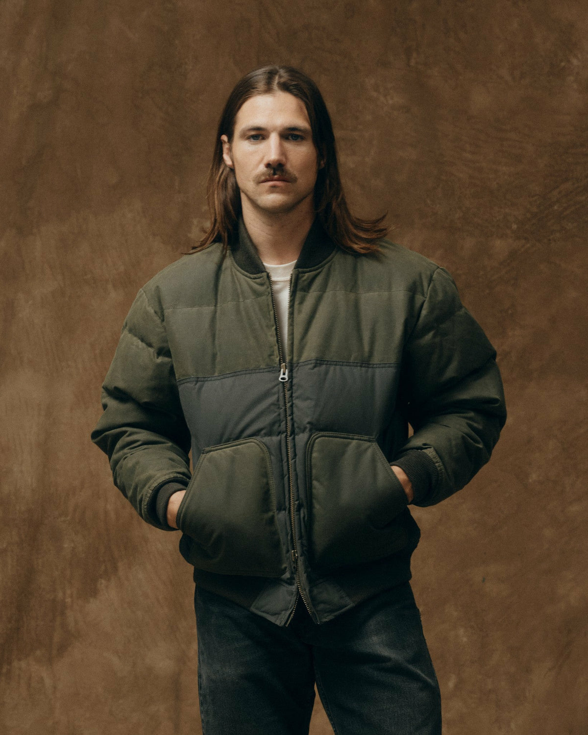 Men Filson Down Bomber Jacket