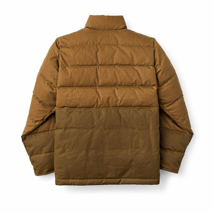 Men Filson Waxed Canvas Down Cruiser Jacket