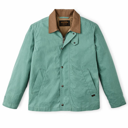 Men Filson Dry Wax Short Field Jacket - Deep Sea
