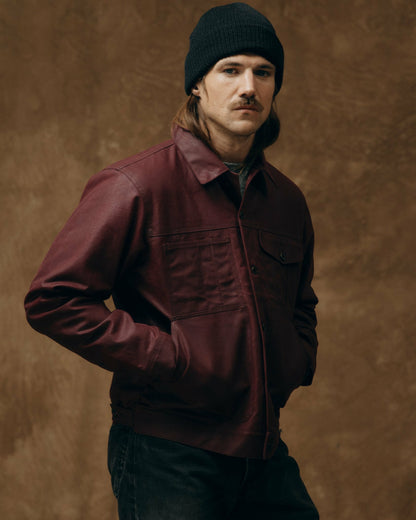 Men Filson Tin Cloth Short Lined Cruiser Jacket