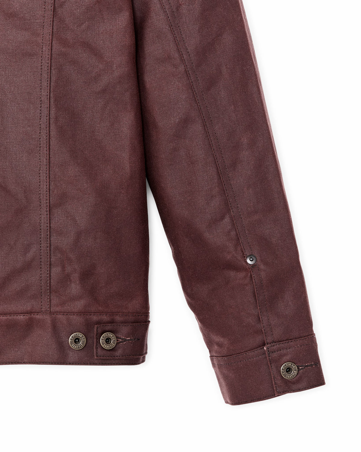 Men Filson Tin Cloth Short Lined Cruiser Jacket