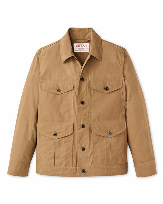 Men Filson Dry Wax Journeyman Jacket - Tan