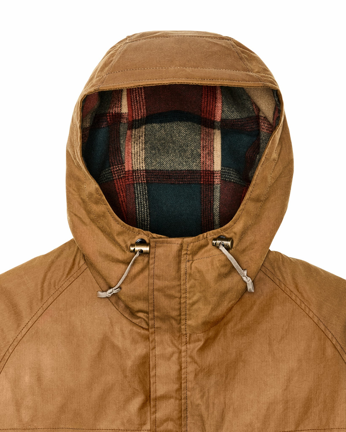 Men Filson Filson X Freeman Wool Lined Raincoat - Dark Tan / Amber Spruce