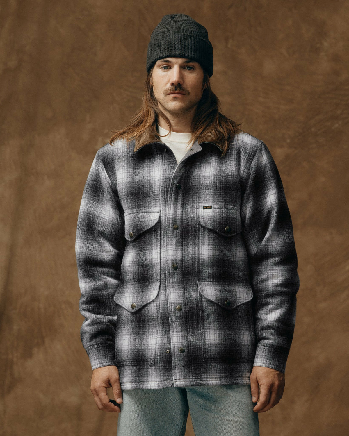 Men Filson Spokane Insulated Cruiser Jacket - Charcoal Ombre