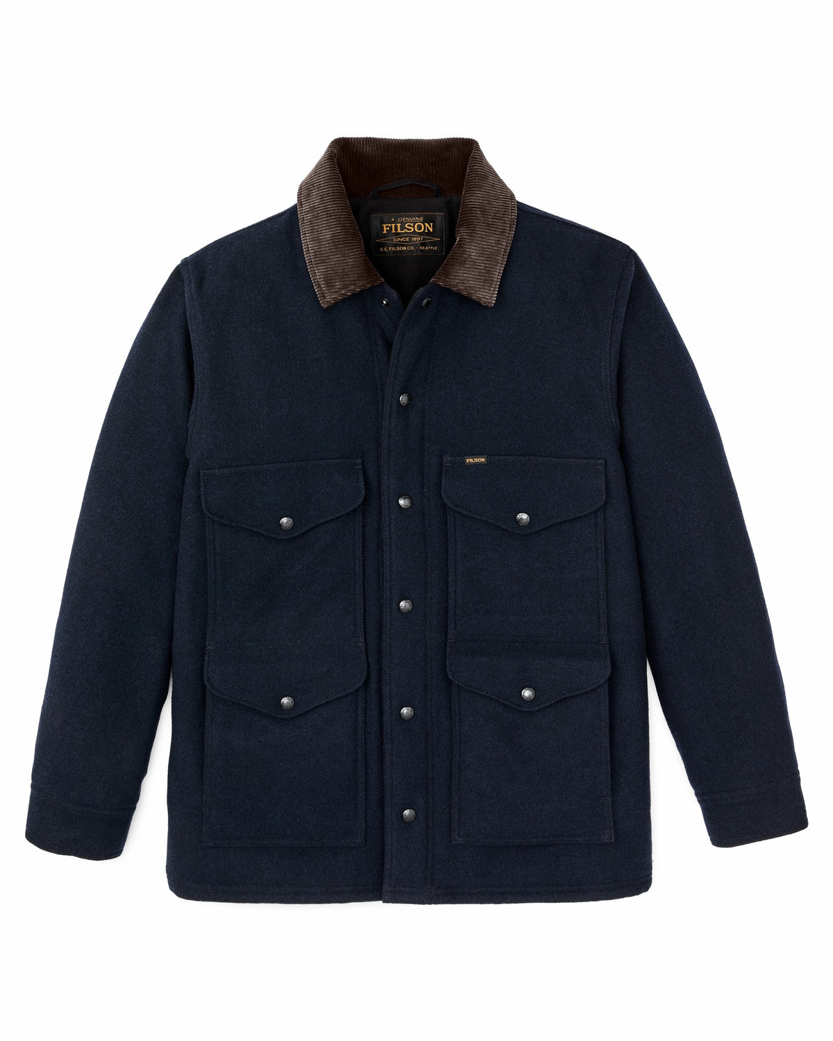 Men Filson Spokane Insulated Cruiser Jacket - Navy