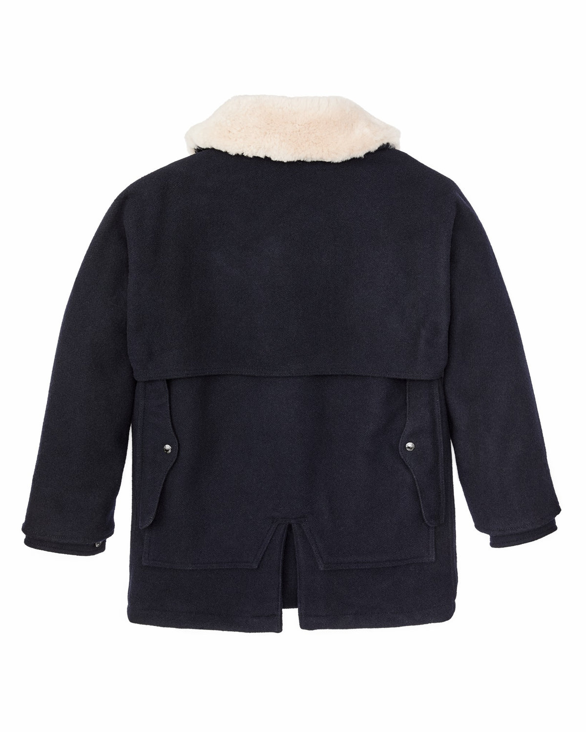 Men Filson Lined Mackinaw Wool Packer Coat - Dark Navy
