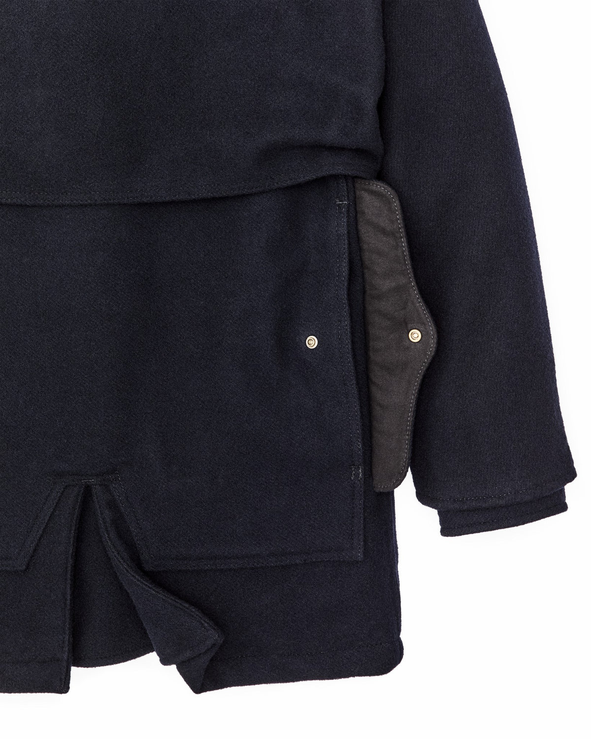 Men Filson Lined Mackinaw Wool Packer Coat - Dark Navy