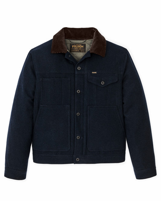 Men Filson Spokane Insulated Short Cruiser - Navy