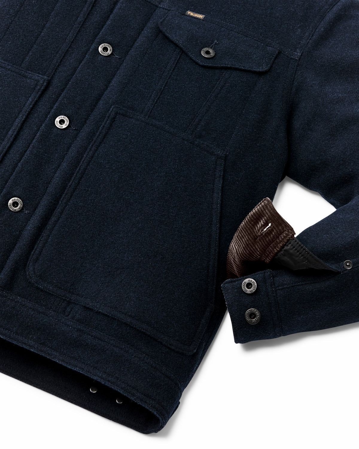 Men Filson Spokane Insulated Short Cruiser - Navy