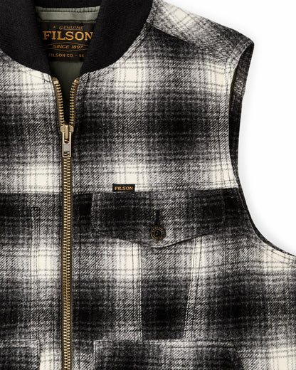 Men Filson Spokane Insulated Work Vest - Charcoal Ombre