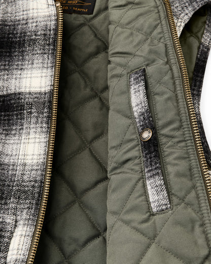 Men Filson Spokane Insulated Work Vest - Charcoal Ombre