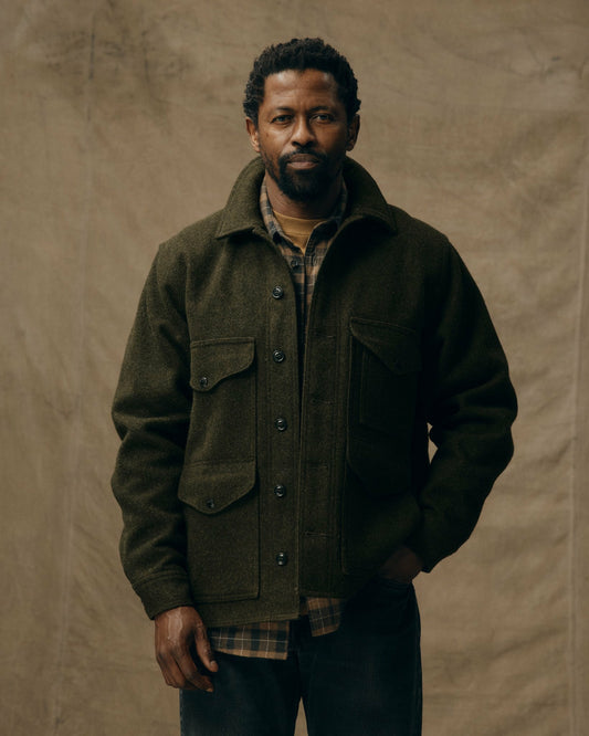 Men Filson Mackinaw Wool Cruiser Jacket