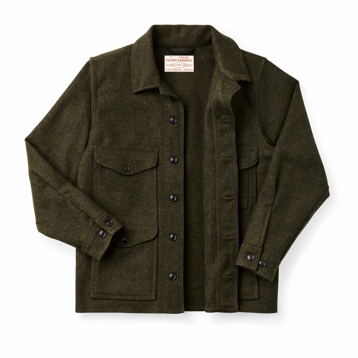Men Filson Mackinaw Wool Cruiser Jacket