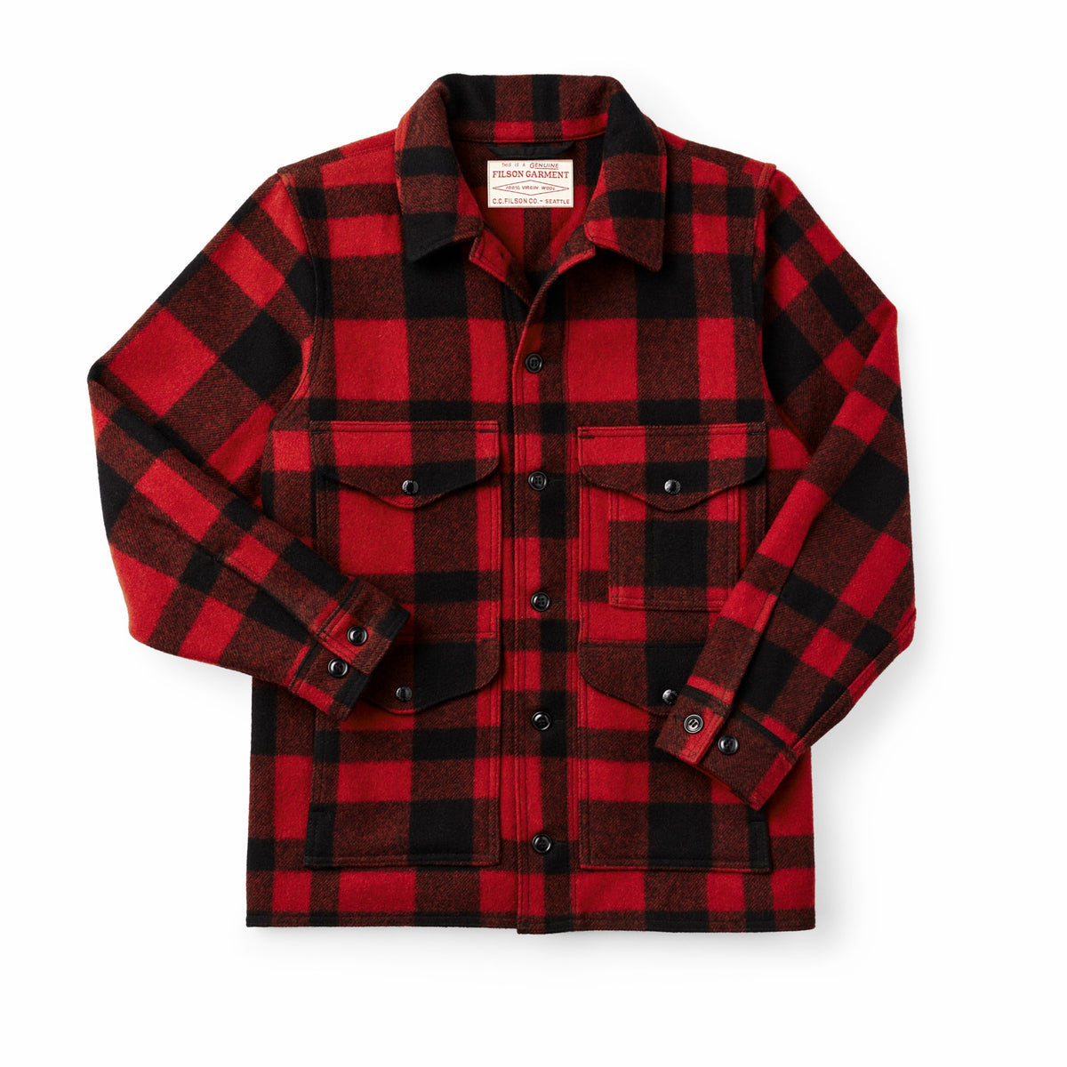 Men Filson Mackinaw Wool Cruiser Jacket